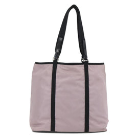 PRADA Tote Bag Nylon Pink Silver Auth 157783 - 0