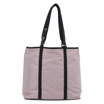 PRADA Tote Bag Nylon Pink Silver Auth 157783 - 0