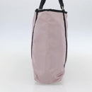 PRADA Tote Bag Nylon Pink Silver Auth 157783-4