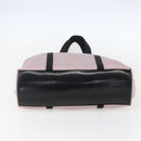 PRADA Tote Bag Nylon Pink Silver Auth 157783-5