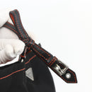 PRADA Tote Bag Nylon Black Silver Auth 157784-16