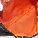 PRADA Tote Bag Nylon Black Silver Auth 157784-20