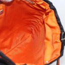 PRADA Tote Bag Nylon Black Silver Auth 157784-21