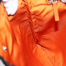 PRADA Tote Bag Nylon Black Silver Auth 157784-22