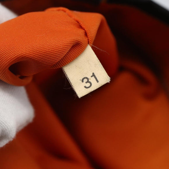 PRADA Tote Bag Nylon Black Silver Auth 157784