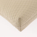 BALLY Chain Shoulder Bag Leather Beige Gold Auth 157787-12