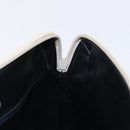 BALLY Chain Shoulder Bag Leather Beige Gold Auth 157787-18