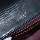 CHANEL Chain Matelasse 23 Shoulder Bag Lamb Skin Black Gold CC Auth 157790-21