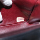 CHANEL Chain Matelasse 23 Shoulder Bag Lamb Skin Black Gold CC Auth 157790-12