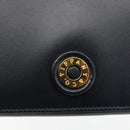 TIFFANY&Co. Hand Bag Leather Black Gold Auth 157792V-17
