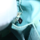 BURBERRY Nova Check Blue Label Shoulder Bag Nylon Blue Silver Auth 157794-12