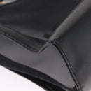 FENDI Mesh Tote Bag Nylon Leather Black Gold Auth 157795-15