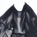 FENDI Mesh Tote Bag Nylon Leather Black Gold Auth 157795-17