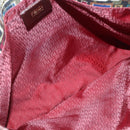 FENDI Zucca Canvas Tote Bag PVC Khaki Gold Auth 157796V-16