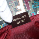 FENDI Zucca Canvas Tote Bag PVC Khaki Gold Auth 157796V-21