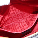 Christian Dior Lady Dior Canage Tote Bag Lamb Skin Black Gold Auth 157801-21