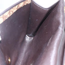 Christian Dior Trotter Canvas Shoulder Bag Beige Gold Auth 157805-12