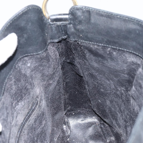 GUCCI Bamboo Hand Bag Leather 2way Brown Gold 001 2058 1638 0 Auth 157806