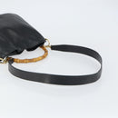 GUCCI Bamboo Hand Bag Leather 2way Brown Gold 001 2058 1638 0 Auth 157806-9