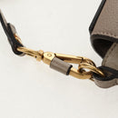 Chloe Nile Medium Bracelet Shoulder Bag Leather Beige Gold Auth 157808-19