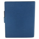 LOUIS VUITTON Epi Agenda GM Day Planner Cover Blue R20065 LV Auth 157809-3