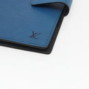 LOUIS VUITTON Epi Agenda GM Day Planner Cover Blue R20065 LV Auth 157809-8