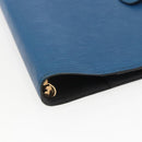 LOUIS VUITTON Epi Agenda GM Day Planner Cover Blue R20065 LV Auth 157809-9