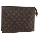 LOUIS VUITTON Monogram Poche Toilette 26 Pouch M47542 LV Auth 157810-1