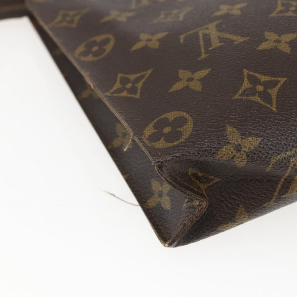 LOUIS VUITTON Monogram Poche Toilette 26 Pouch M47542 LV Auth 157810