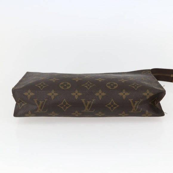 LOUIS VUITTON Monogram Poche Toilette 26 Pouch M47542 LV Auth 157810
