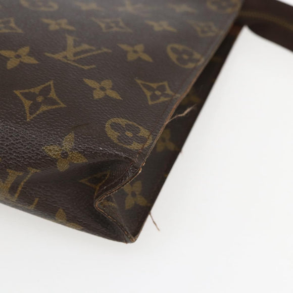 LOUIS VUITTON Monogram Poche Toilette 26 Pouch M47542 LV Auth 157810