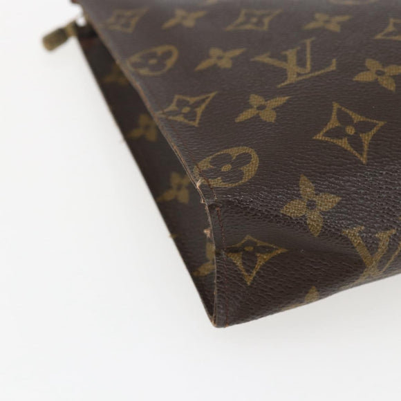 LOUIS VUITTON Monogram Poche Toilette 26 Pouch M47542 LV Auth 157810