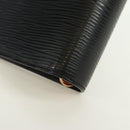 LOUIS VUITTON Epi Agenda MM Day Planner Cover Black R20042 LV Auth 157811-16