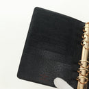 LOUIS VUITTON Epi Agenda MM Day Planner Cover Black R20042 LV Auth 157811-20