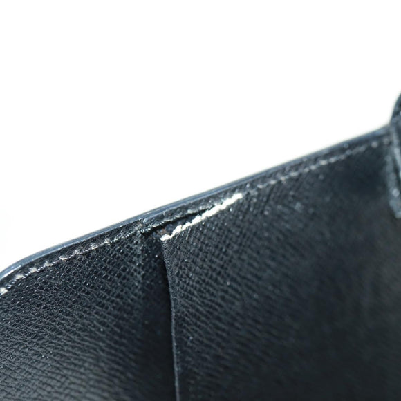 LOUIS VUITTON Epi Agenda MM Day Planner Cover Black R20042 LV Auth 157811