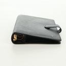LOUIS VUITTON Epi Agenda MM Day Planner Cover Black R20042 LV Auth 157811-6
