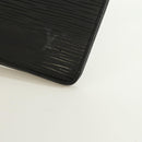 LOUIS VUITTON Epi Agenda MM Day Planner Cover Black R20042 LV Auth 157811-14