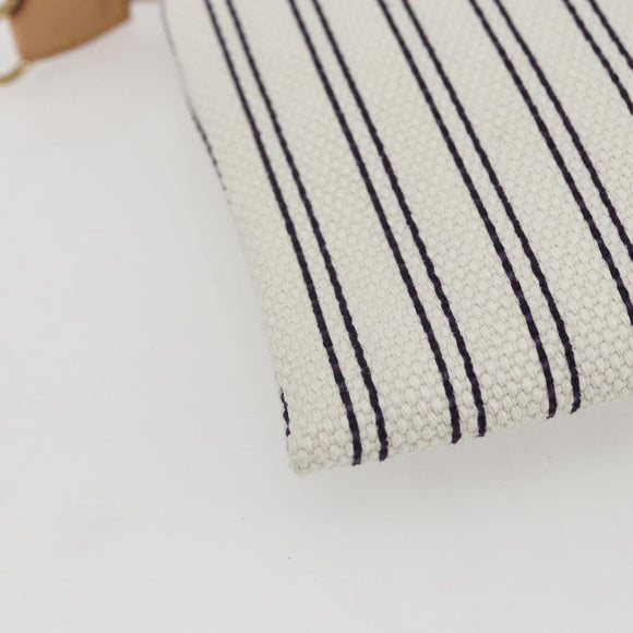 LOUIS VUITTON Antigua Pochette Platform PM Pouch White M40069 LV Auth 157812V