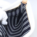 LOUIS VUITTON Antigua Pochette Platform PM Pouch White M40069 LV Auth 157812V-19