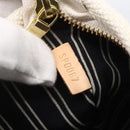 LOUIS VUITTON Antigua Pochette Platform PM Pouch White M40069 LV Auth 157812V-11