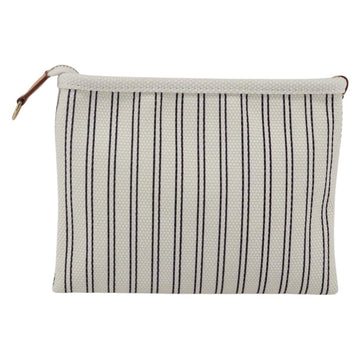 LOUIS VUITTON Antigua Pochette Platform PM Pouch White M40069 LV Auth 157812V - 0