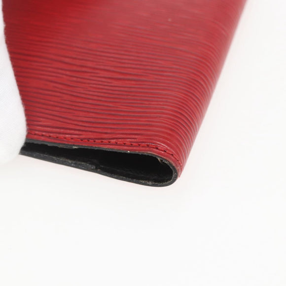LOUIS VUITTON Epi Agenda PM Day Planner Cover Red R20057 LV Auth 157813