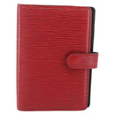 LOUIS VUITTON Epi Agenda PM Day Planner Cover Red R20057 LV Auth 157813-13