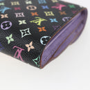 LOUIS VUITTON Multicolor Portefeuille Joy Wallet Black M60282 LV Auth 157816V-15