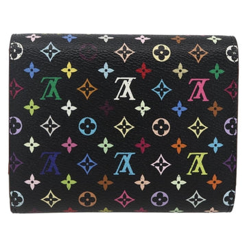 LOUIS VUITTON Multicolor Portefeuille Joy Wallet Black M60282 LV Auth 157816A - 0