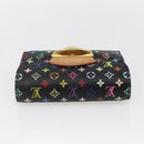 LOUIS VUITTON Multicolor Portefeuille Joy Wallet Black M60282 LV Auth 157816V-5