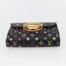 LOUIS VUITTON Multicolor Portefeuille Joy Wallet Black M60282 LV Auth 157816V-6