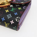 LOUIS VUITTON Multicolor Portefeuille Joy Wallet Black M60282 LV Auth 157816V-7