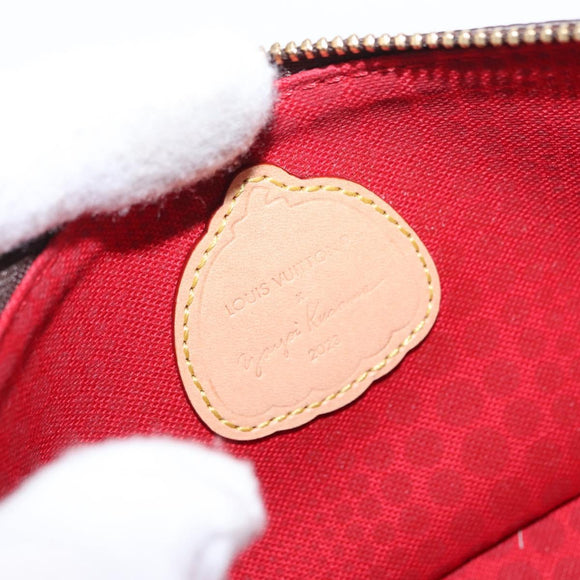 LOUIS VUITTON Yayoi Kusama Mini Pochette Accessoires Pouch M81866 Auth 157818SAM