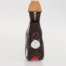 LOUIS VUITTON Yayoi Kusama Mini Pochette Accessoires Pouch M81866 Auth 157818SAM-3